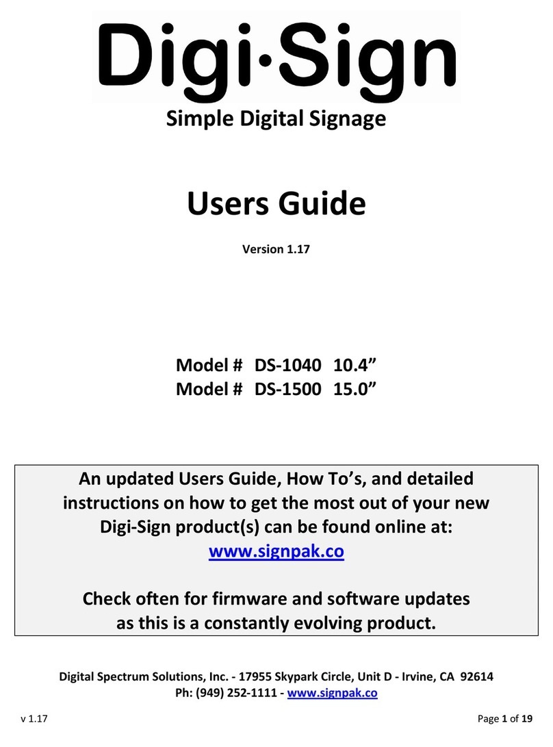 Digi-Sign DS-1040 user guide