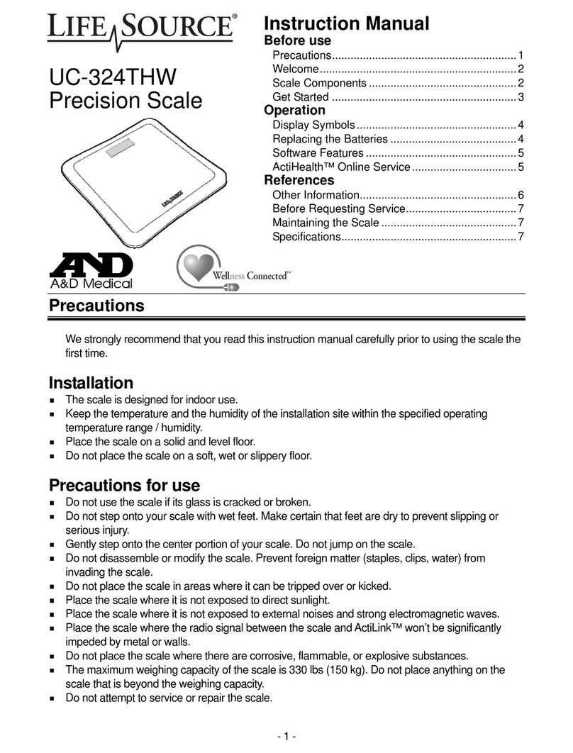 Life Sourse UC-324THW instruction manual