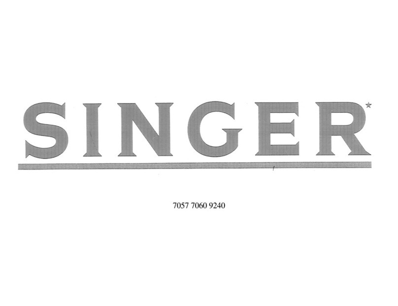 Singer Quantum 9240 instruction manual