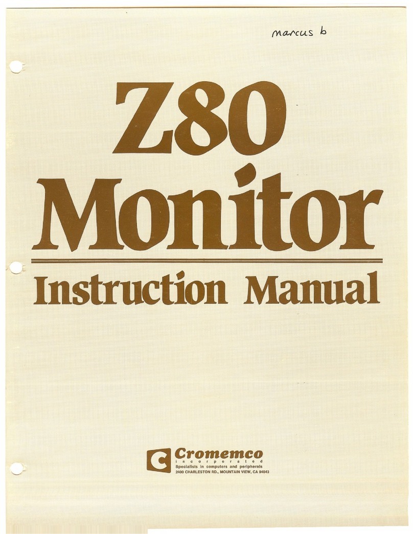 Cromemco Z80 User manual