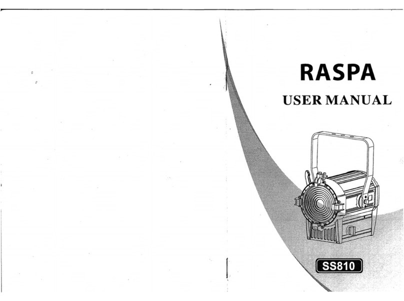 Raspa SS810 user manual