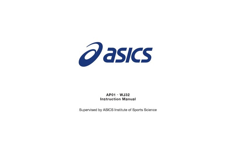 ASICS AP01 instruction manual