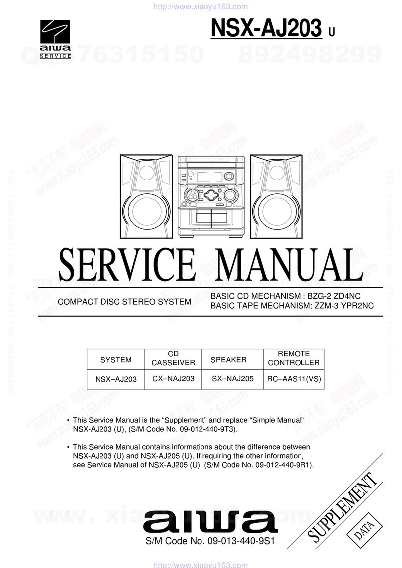 Aiwa NSX-AJ203 User manual
