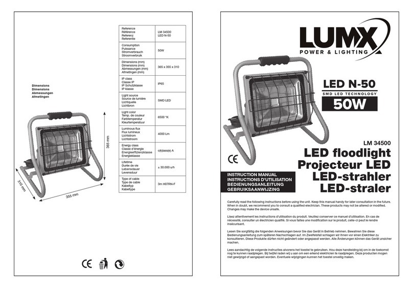 LumX LM 34500 instruction manual