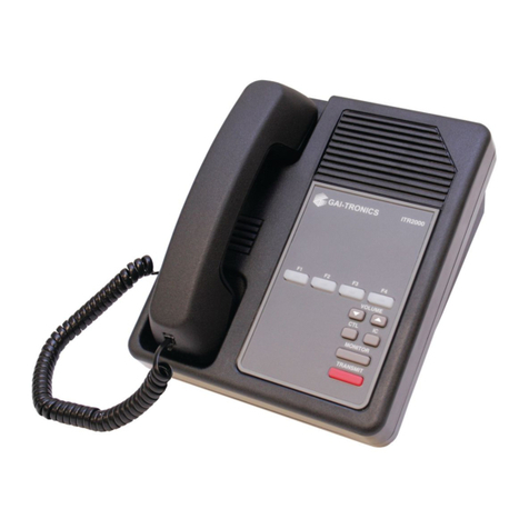 GAI-Tronics ITR2000A Operating manual