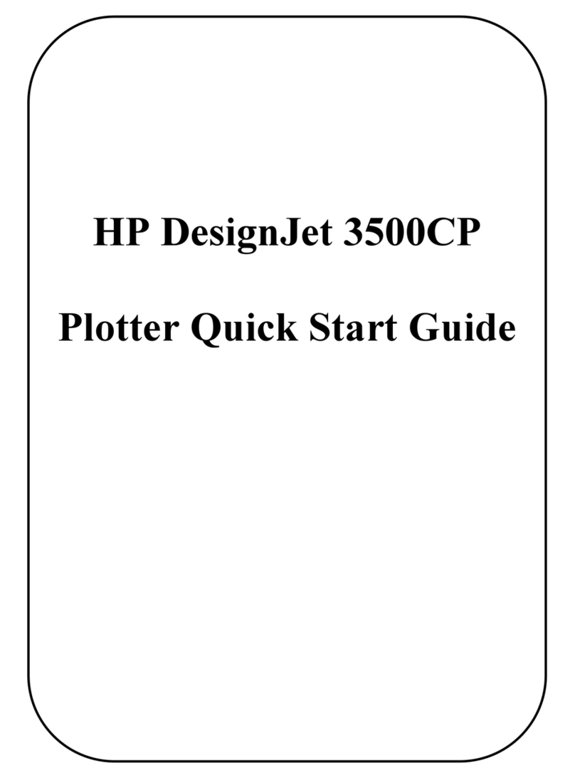 HP DesignJet 3500CP User manual