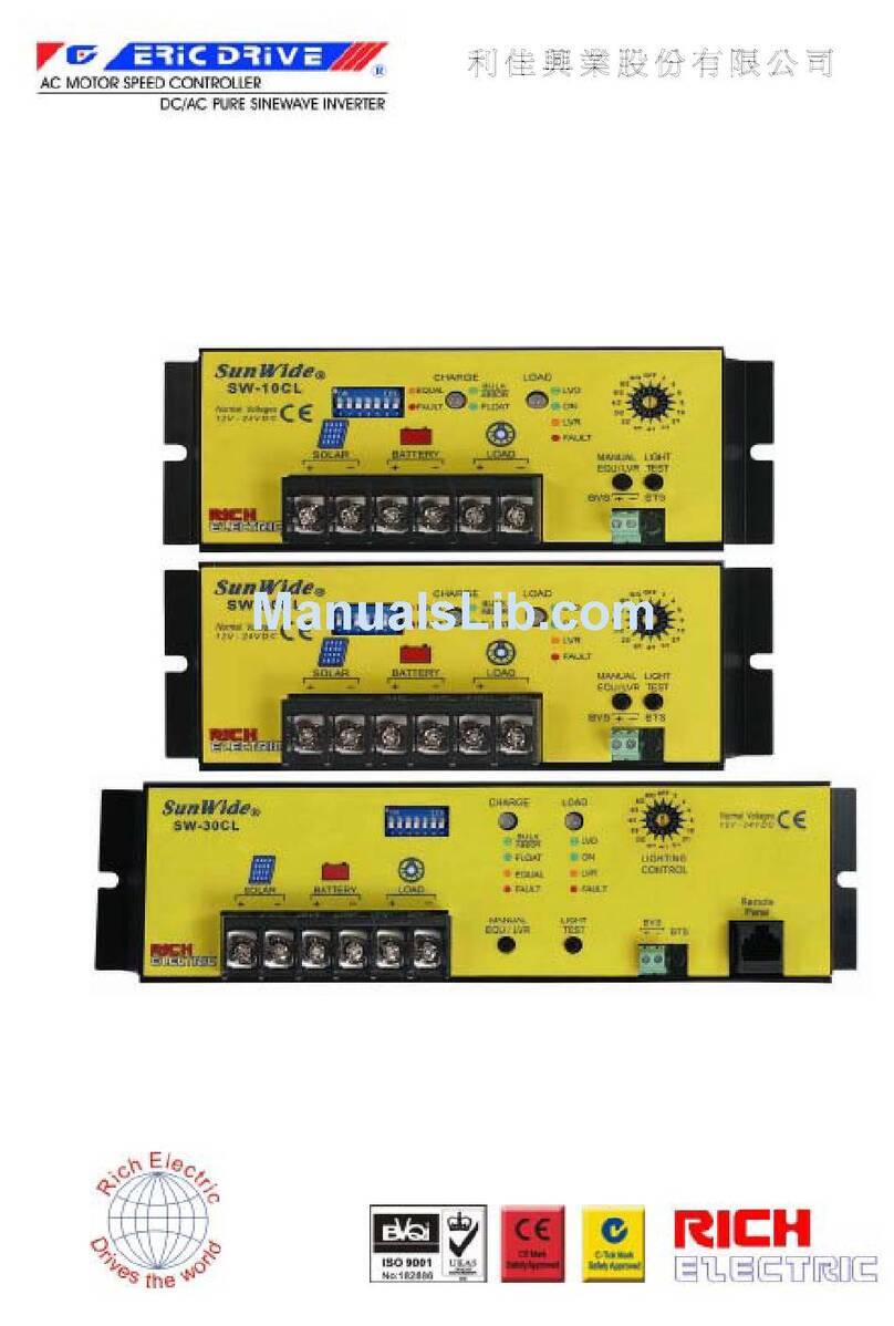 Rich electric SW-10CL User manual