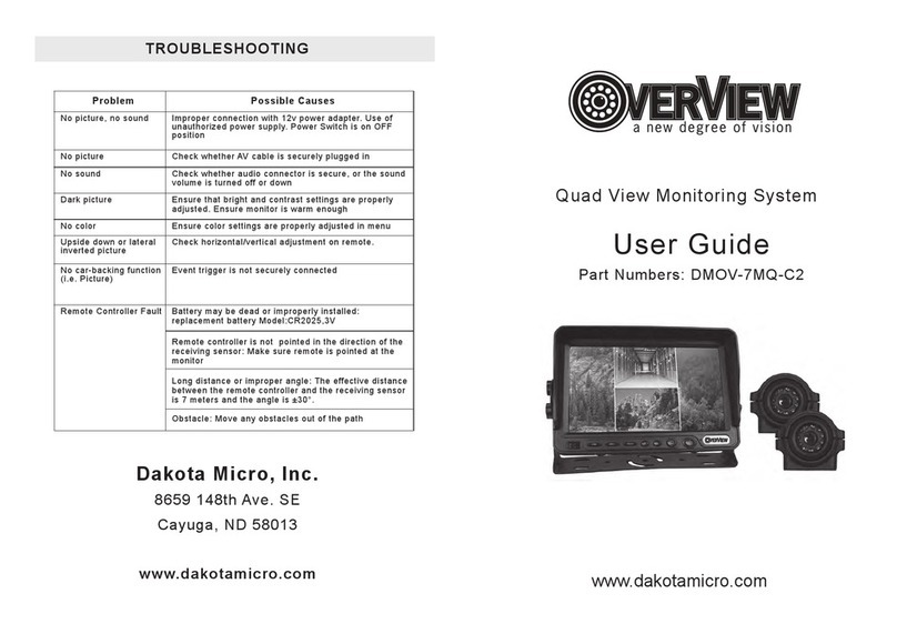 Dakota OverView DMOV-7MQ-C2 user guide
