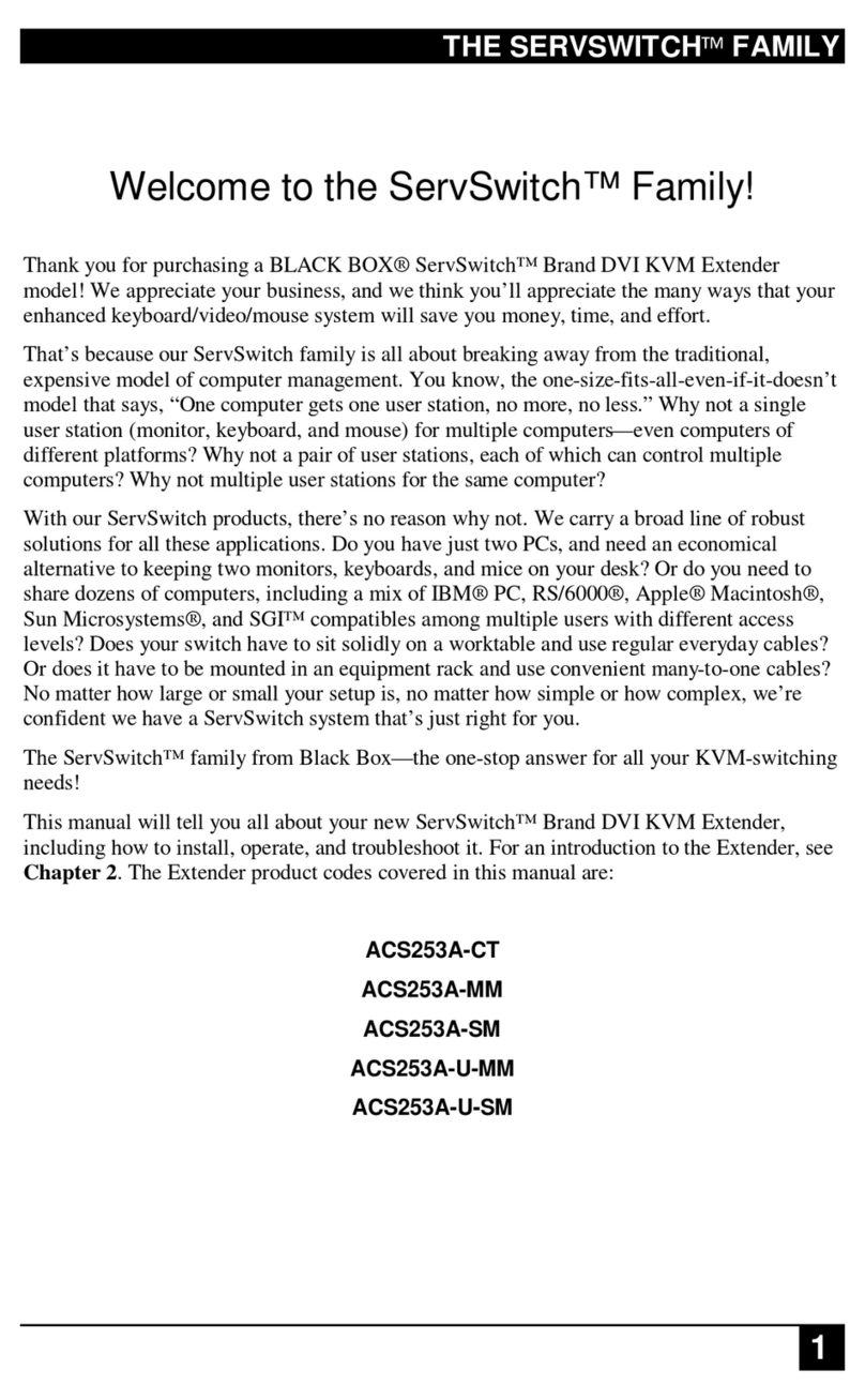 Black Box ACS253A-CT instruction manual