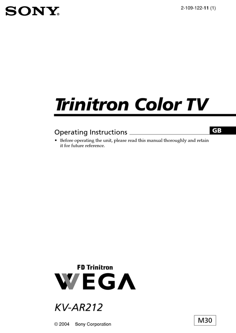 Sony KV-AR212 User manual