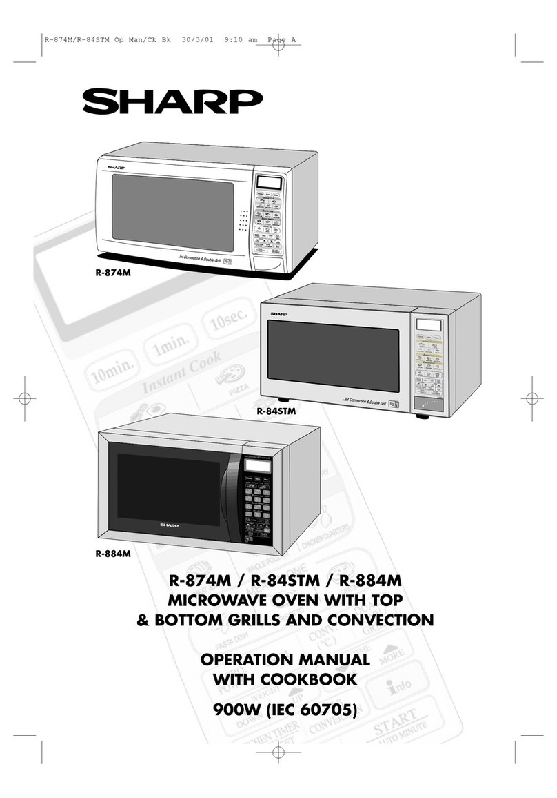 Sharp R-874M Instruction Manual Sharp R-874M Instruction Manual