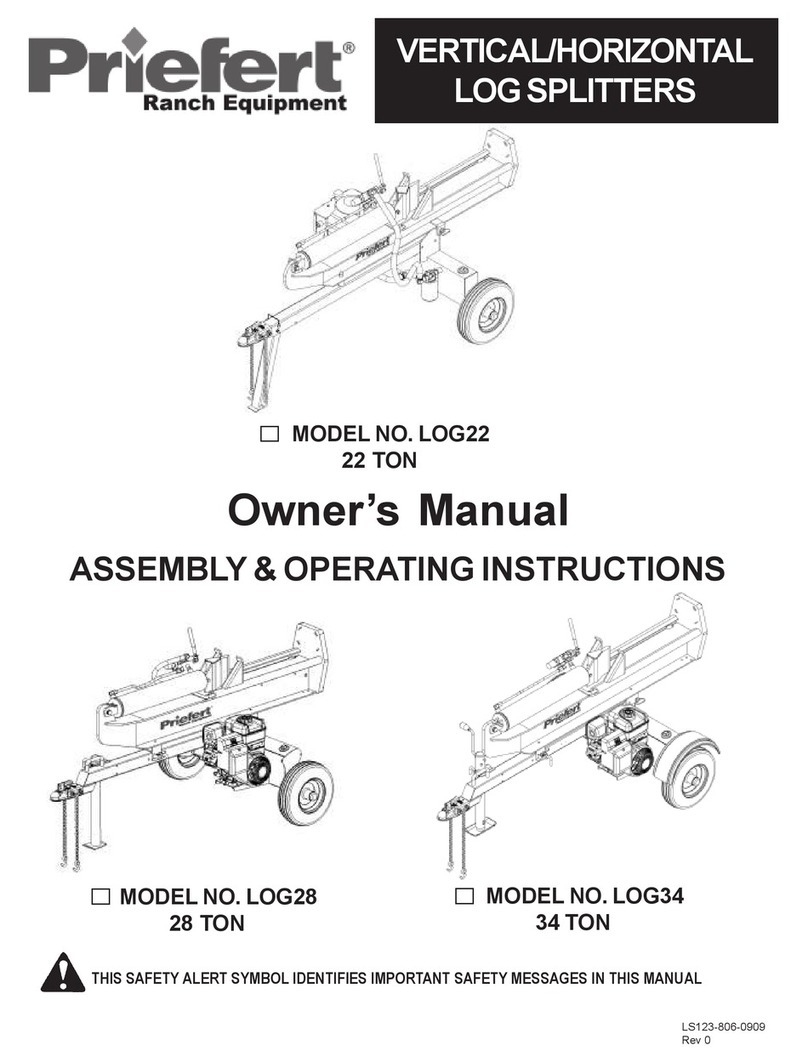 Priefert LOG22 owner's manual