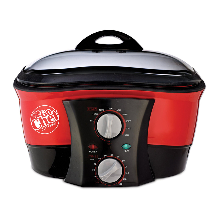 JML GoChef 8 in 1 Instruction Manual