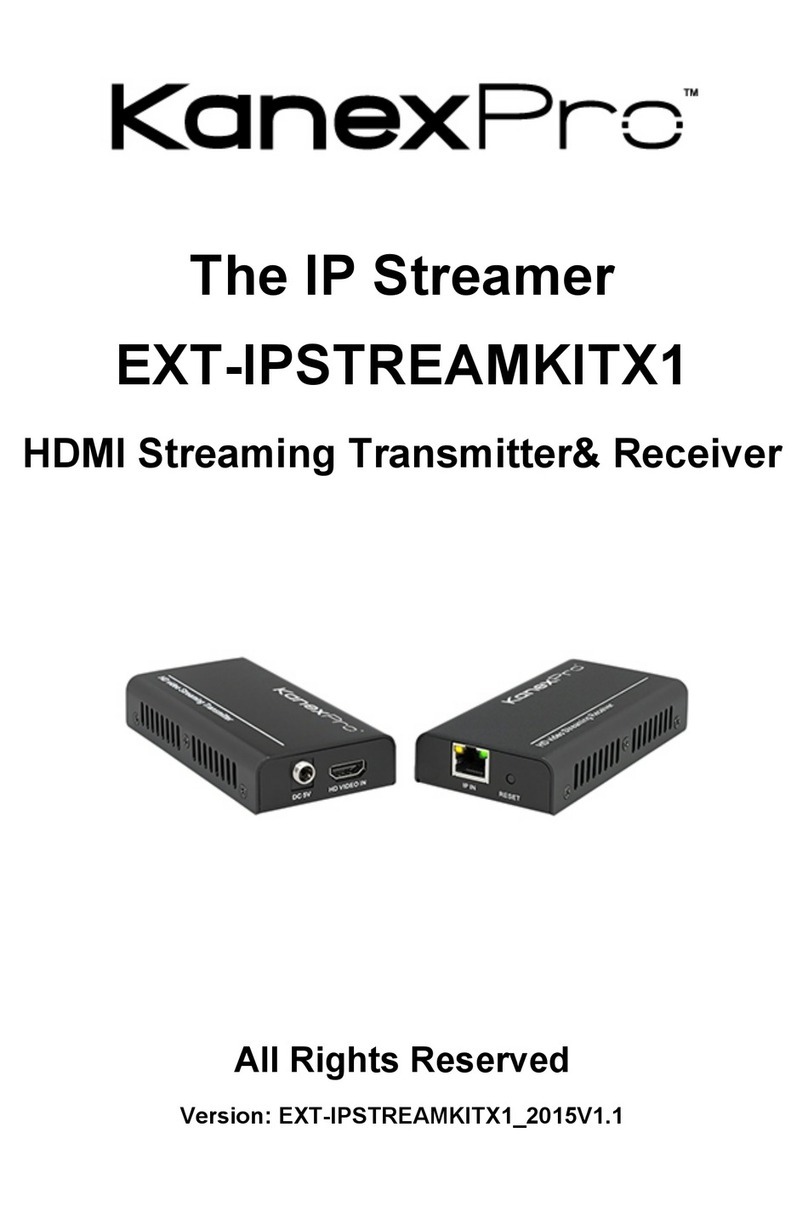 KanexPro EXT-IPSTREAMKITX1 user manual