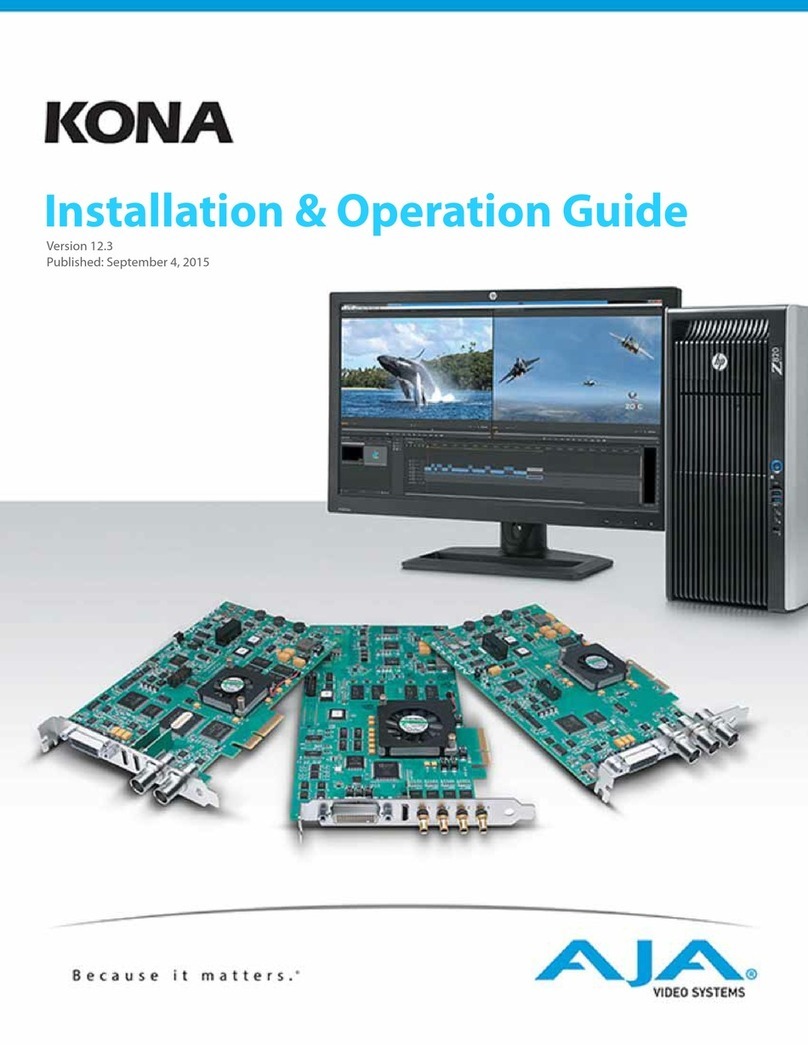 AJA KONA 4 Original operating instructions