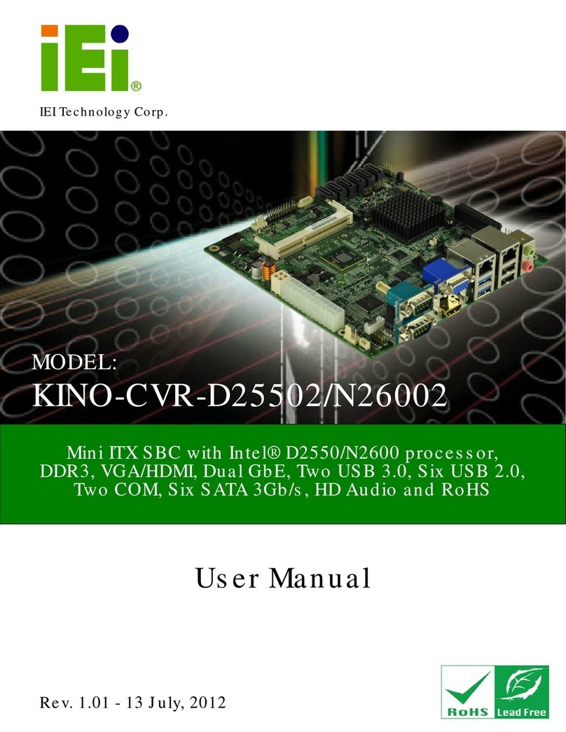 IEI Technology KINO-CVR-D25502 User manual
