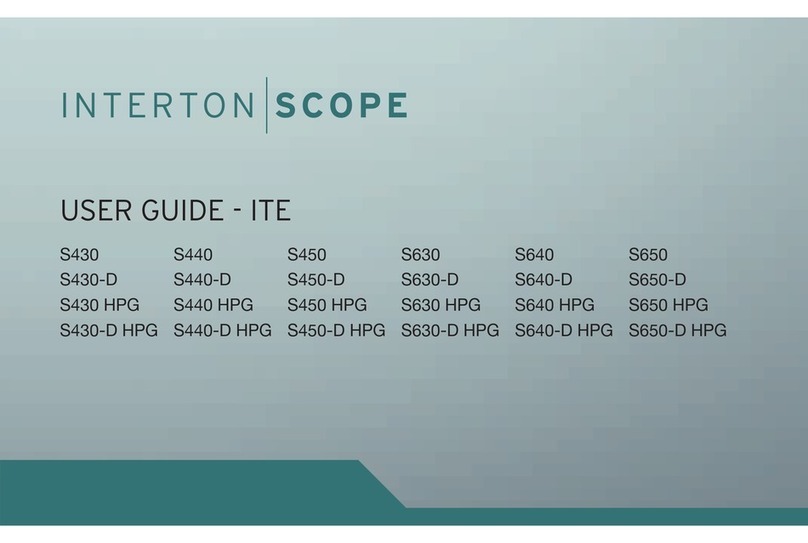 Interton Scope S430 User manual Interton Scope S430 User manual