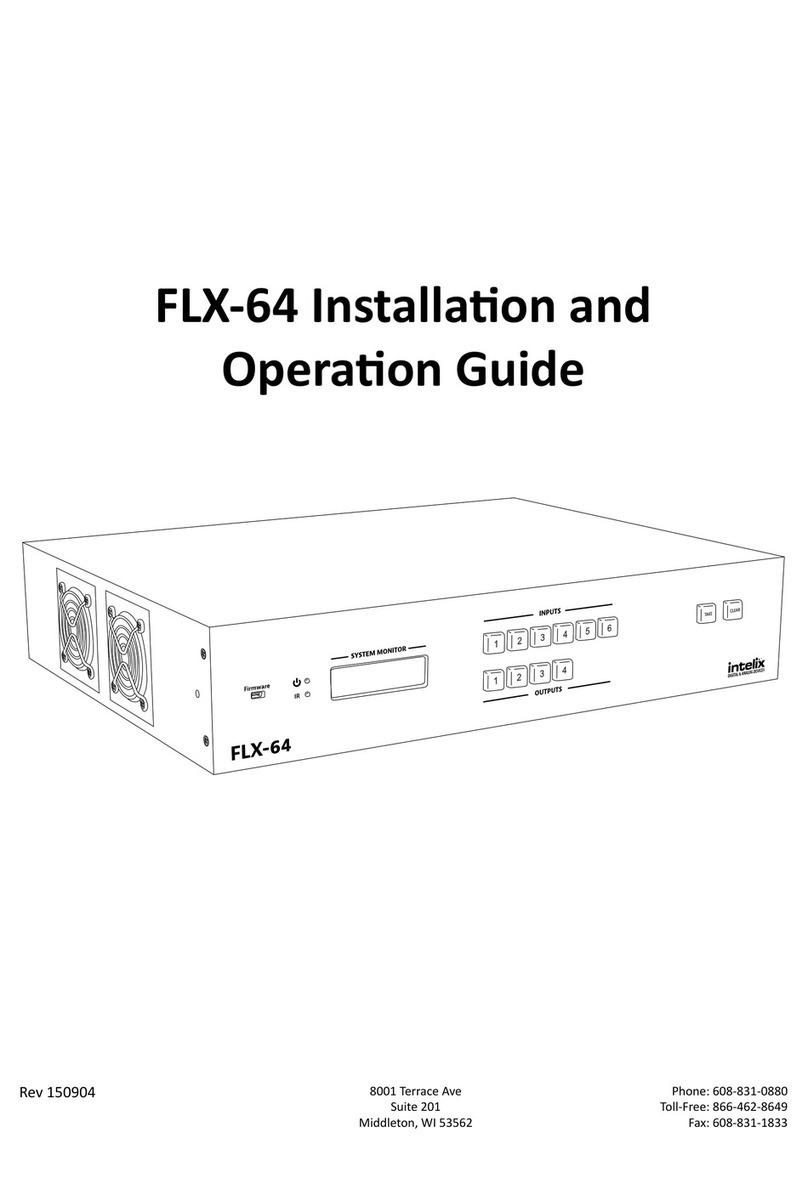 Intelix FLX-64 Operating instructions