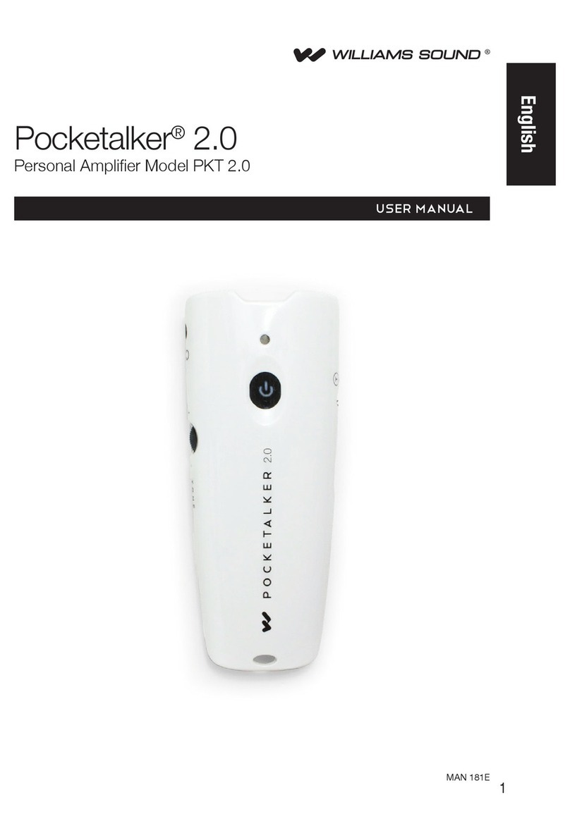 William Sound Pocketalker 2.0 PKT 2.0 user manual