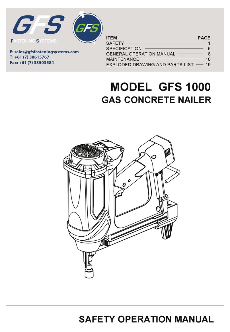 GFS 1000 Safety & operation manual