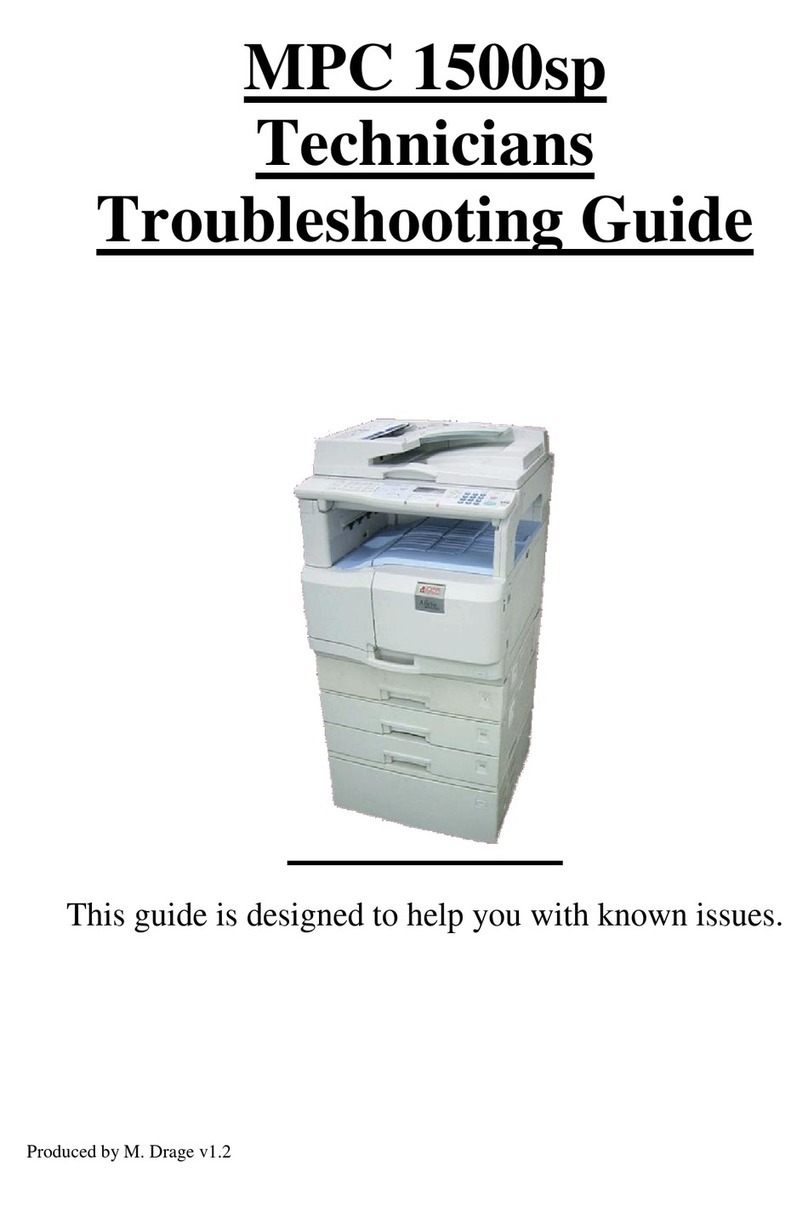 Ricoh MPC 1500sp User manual