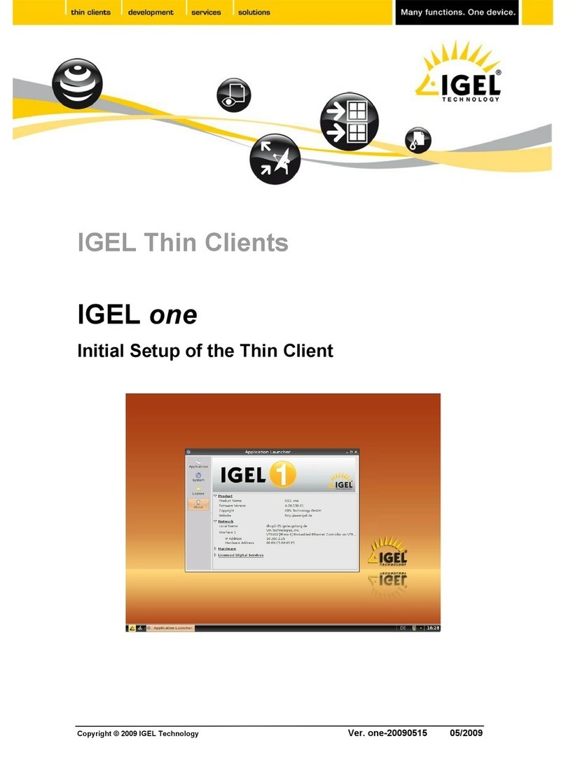 Igel ONE Setup guide