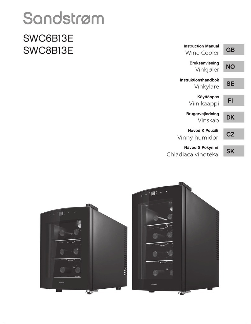 Sandstrom SWC6B13E User manual