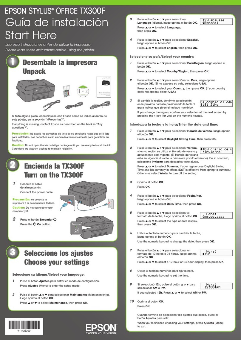 Epson Stylus Office TX300F Series How to use