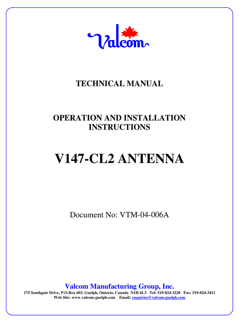 Valcom V147-CL2 User manual