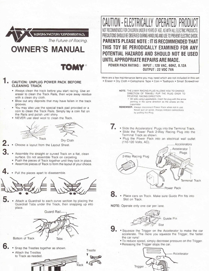 AFX TOMY owner's manual
