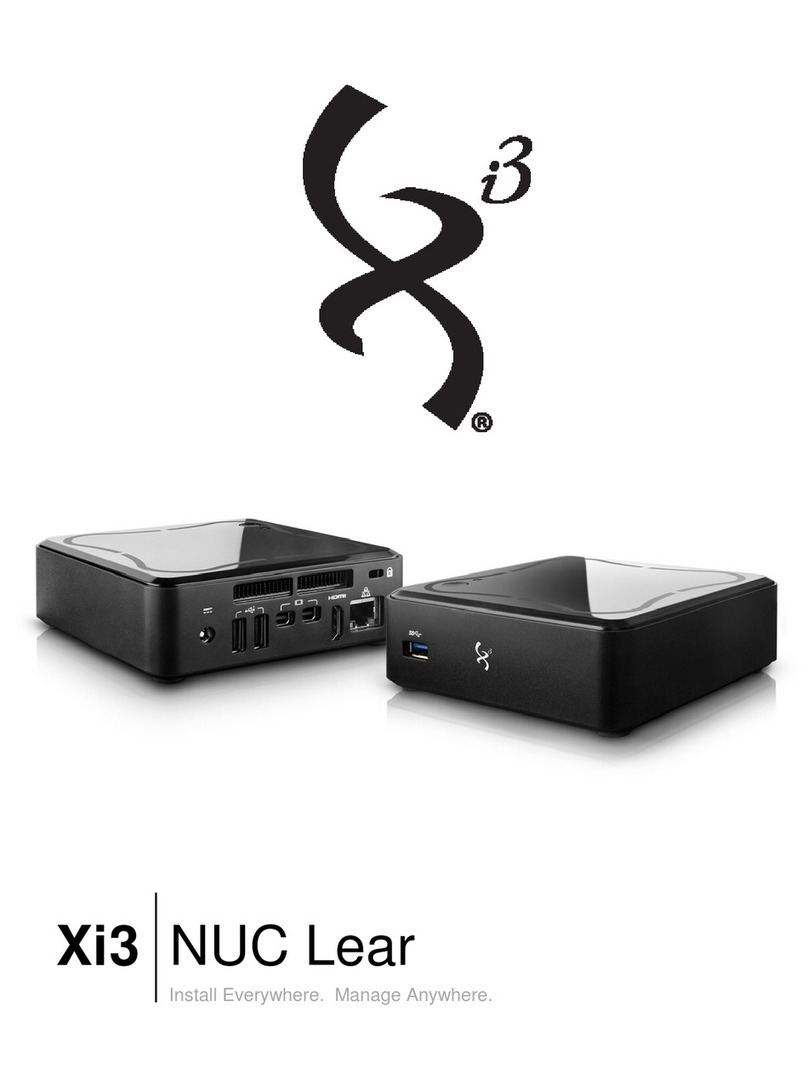 Energy Star Xi3 NUC Lear instruction manual