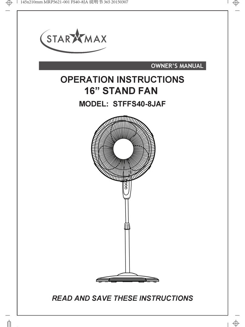 StarMax STFFS40-8JAF owner's manual