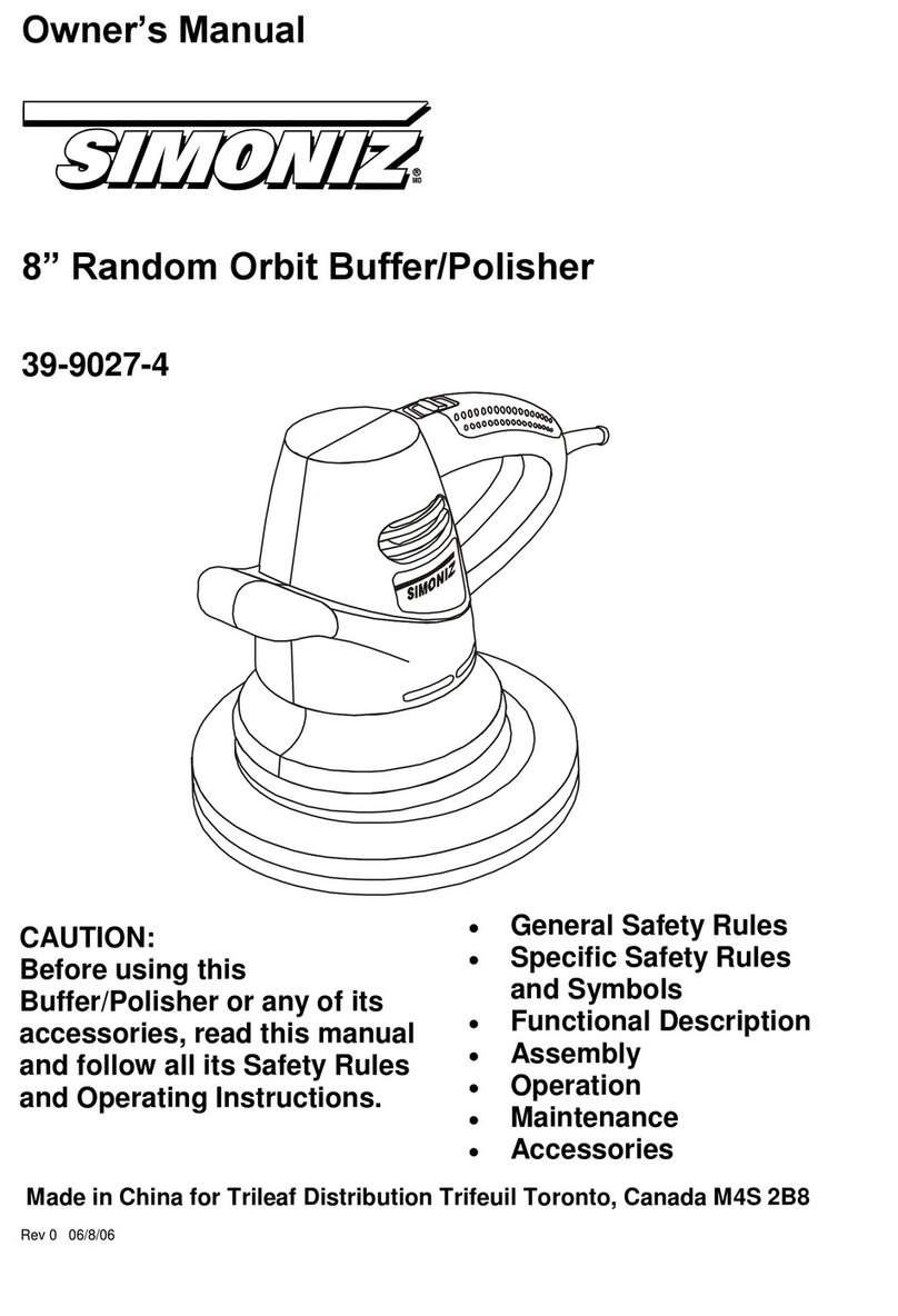 Simoniz 39-9027-4 owner's manual