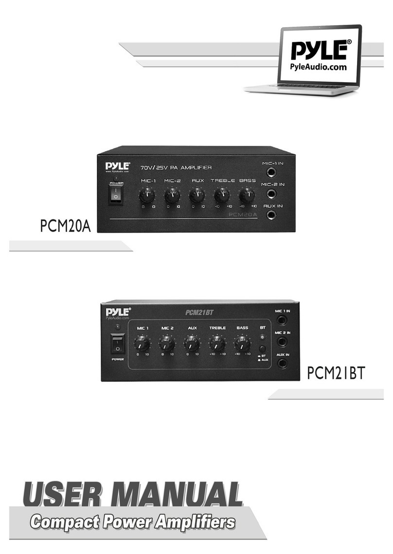 Pyle PCM20A User manual
