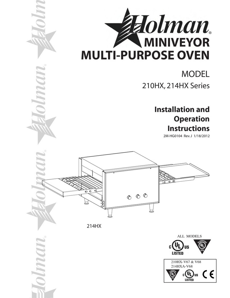 Holman 210HX series Installation and operation instructions