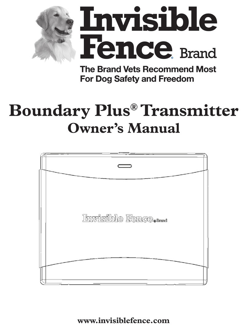 INVISIBLE FENCE boundary plus owner's manual