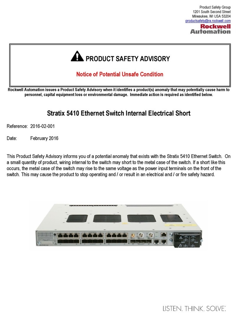 Rockwell Automation Stratix 5410 user manual
