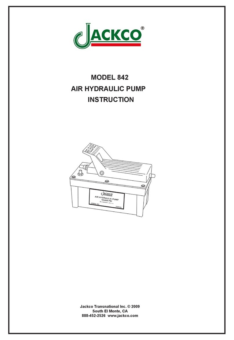 Jackco 842 Instruction