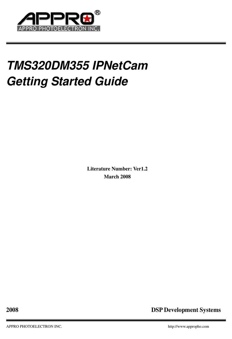 Appro TMS320DM355 Getting started guide