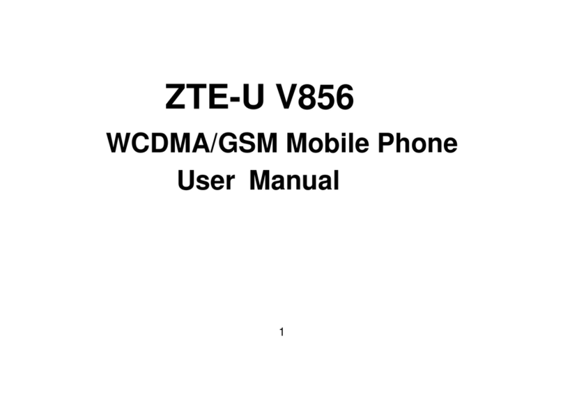 Zte -U V856 User manual