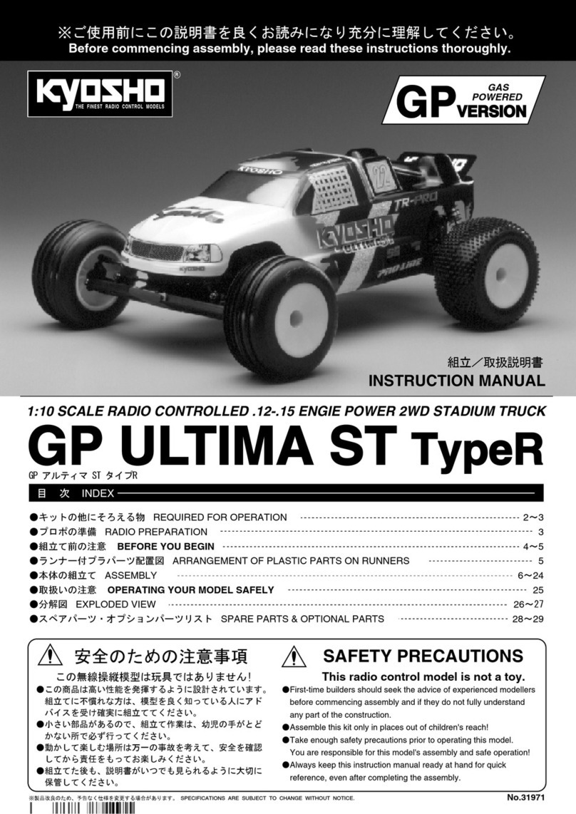 Kyosho GP Ultima ST Type R User manual