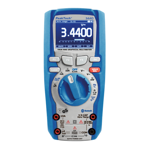 PeakTech 3440 User manual