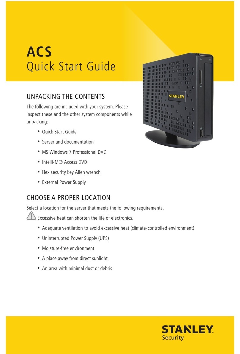 Stanley ACS quick start guide