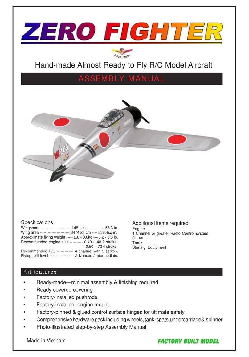 Seagull Models ZERO FIGHTER User manual