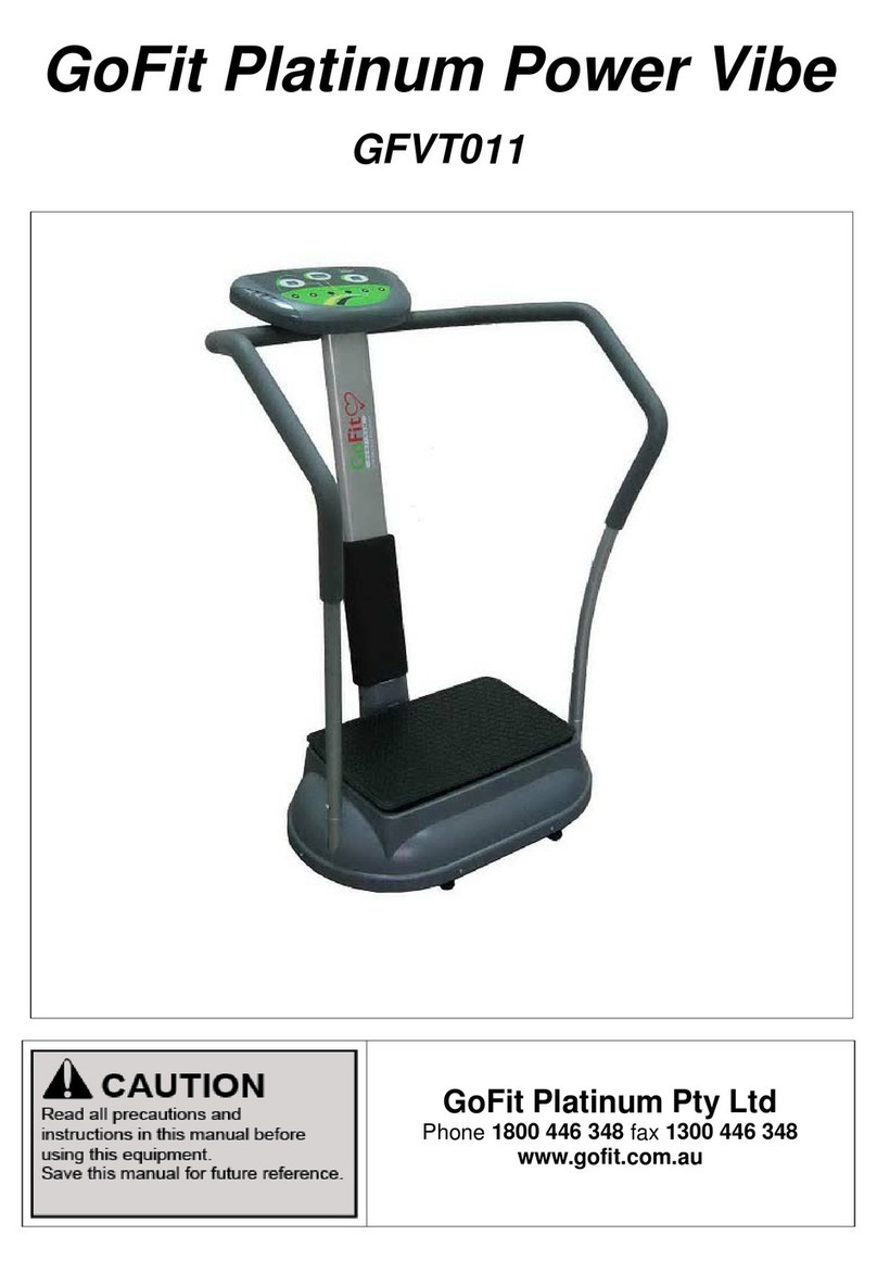 GoFit Platinum GFVT011 instruction manual