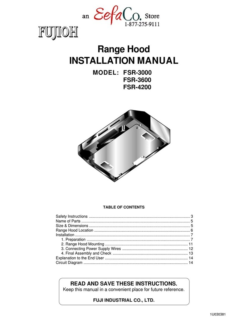 Fujion FSR-3000 installation manual