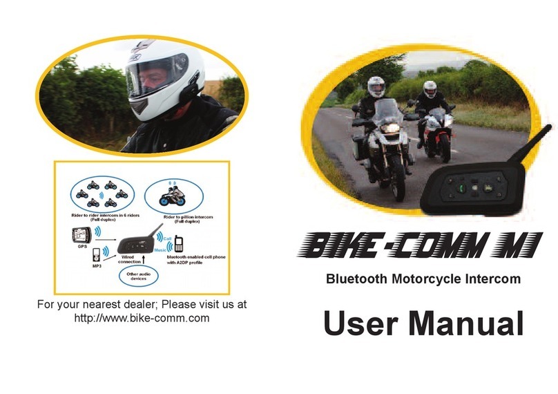 Bikecomm M1 user manual