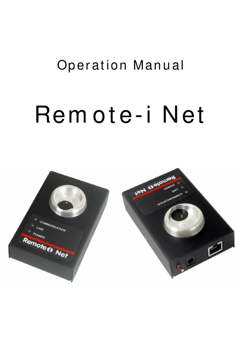 Contronics Remote-i Net Operation manual