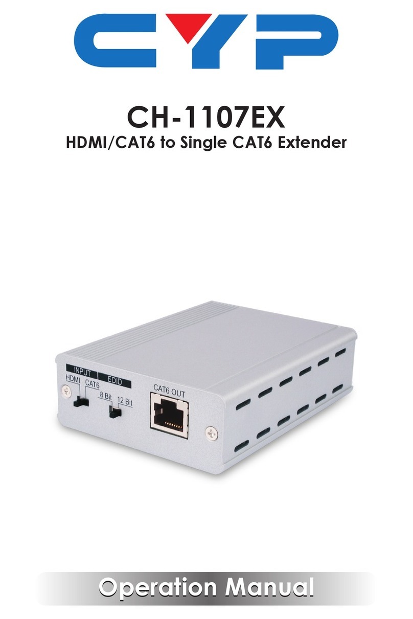CYP CH-1107EX User manual
