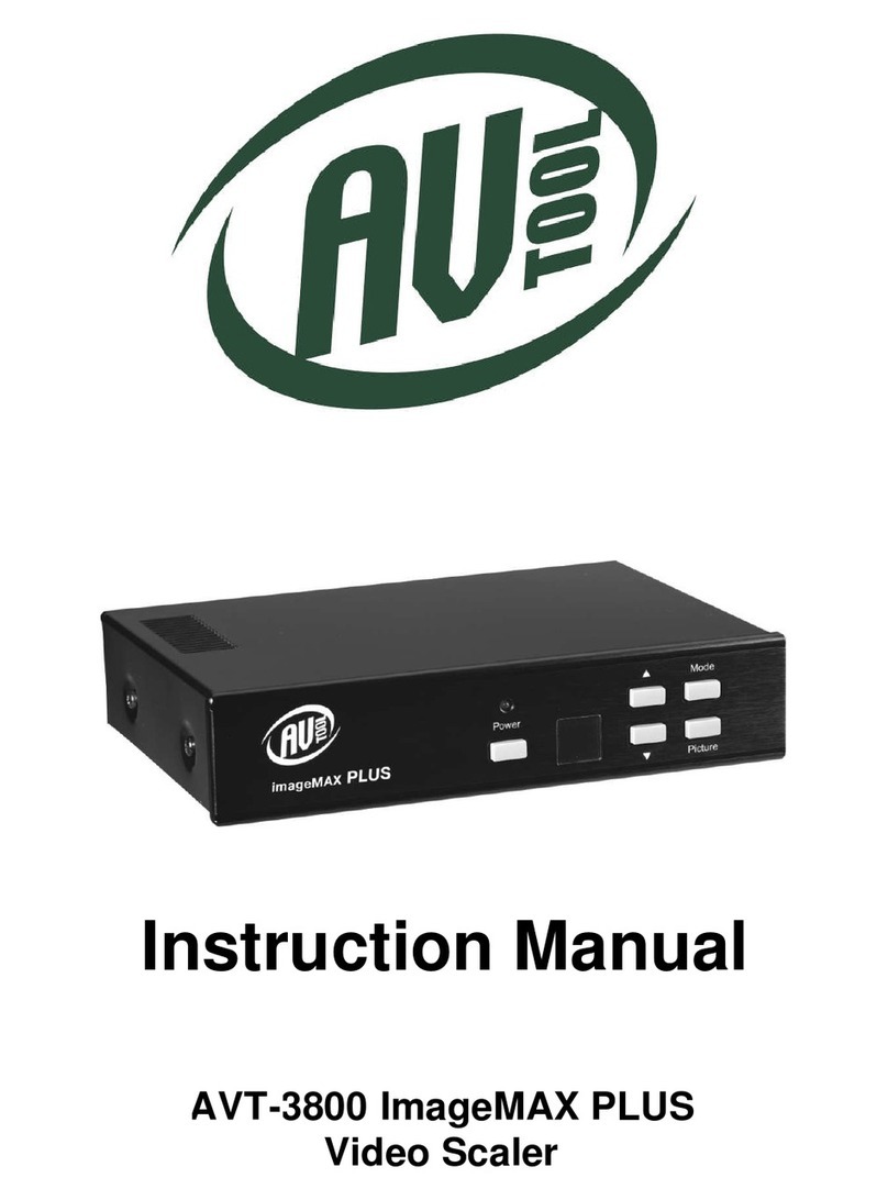 AV TOOL ImageMAX PLUS AVT-3800 instruction manual